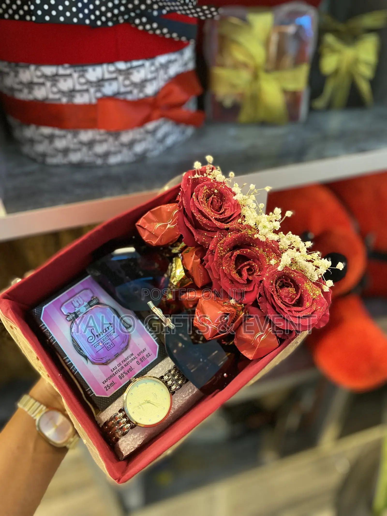 Yaho Perfume and Watch Gift Set