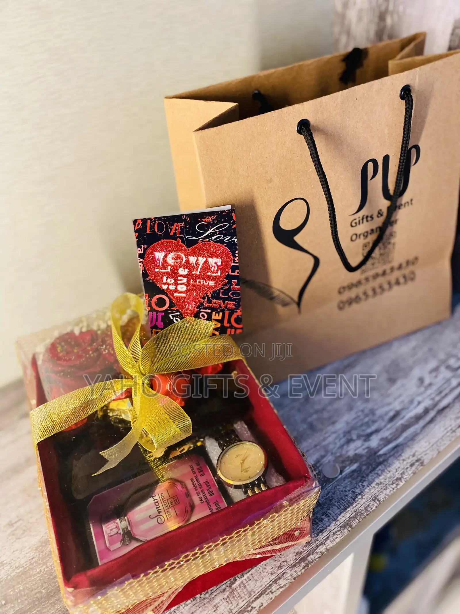 Yaho Perfume and Watch Gift Set