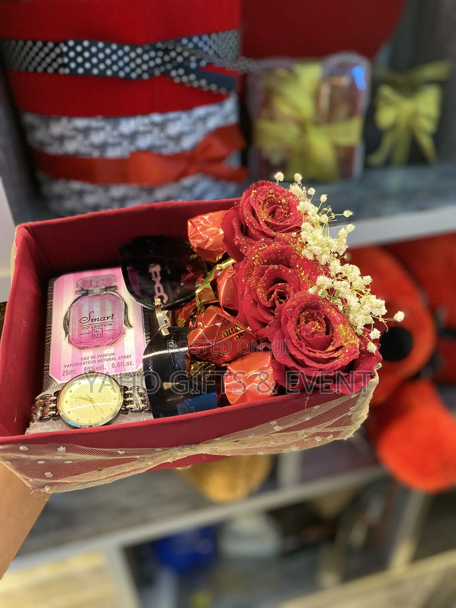 Yaho Perfume and Watch Gift Set