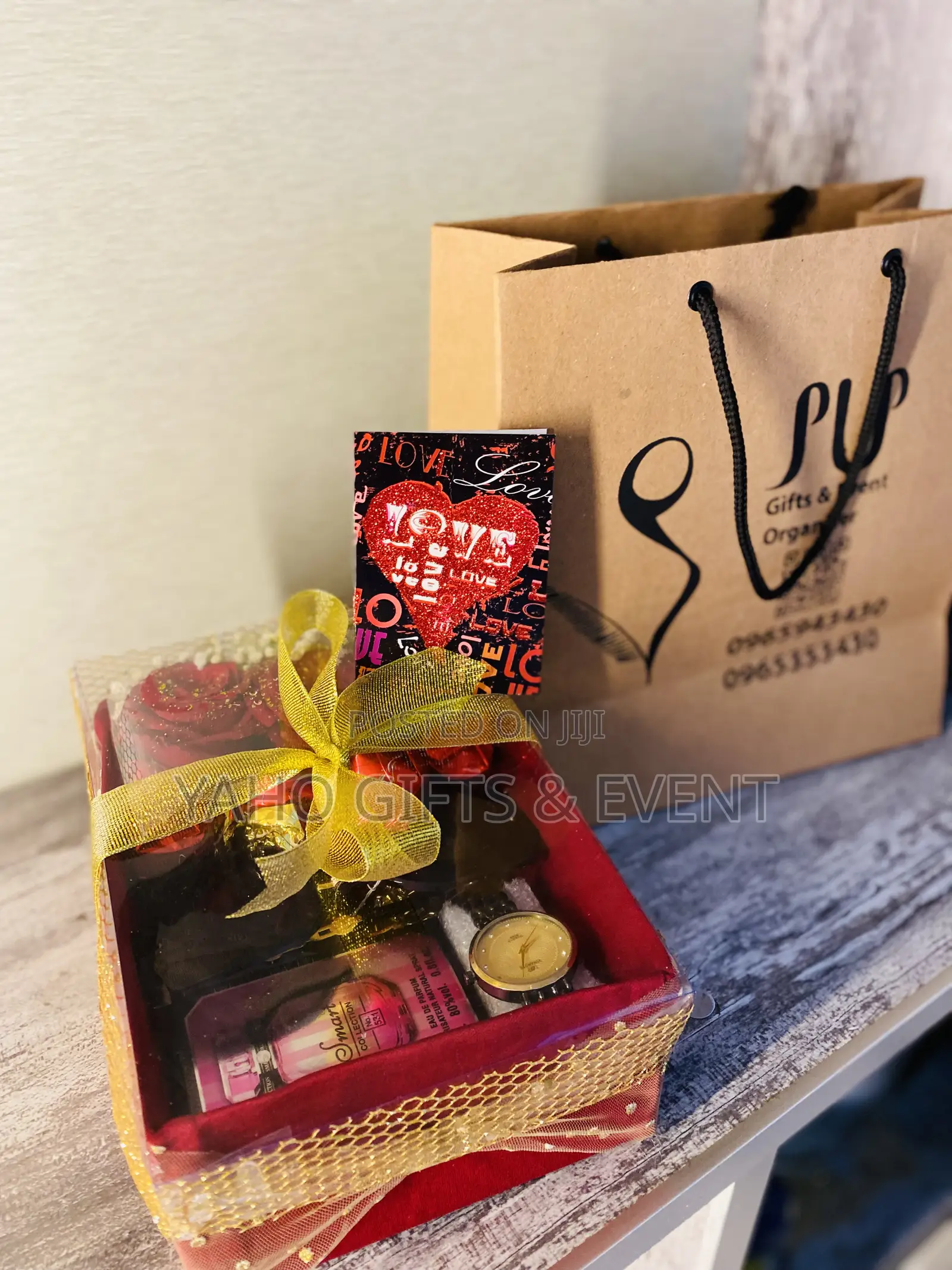 Yaho Perfume and Watch Gift Set