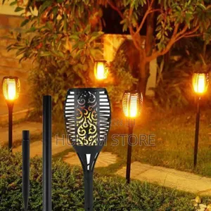 Solar Powered Flame Led Light