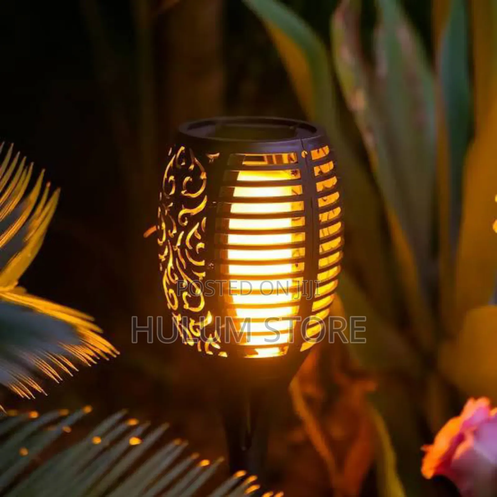 Solar Powered Flame Led Light