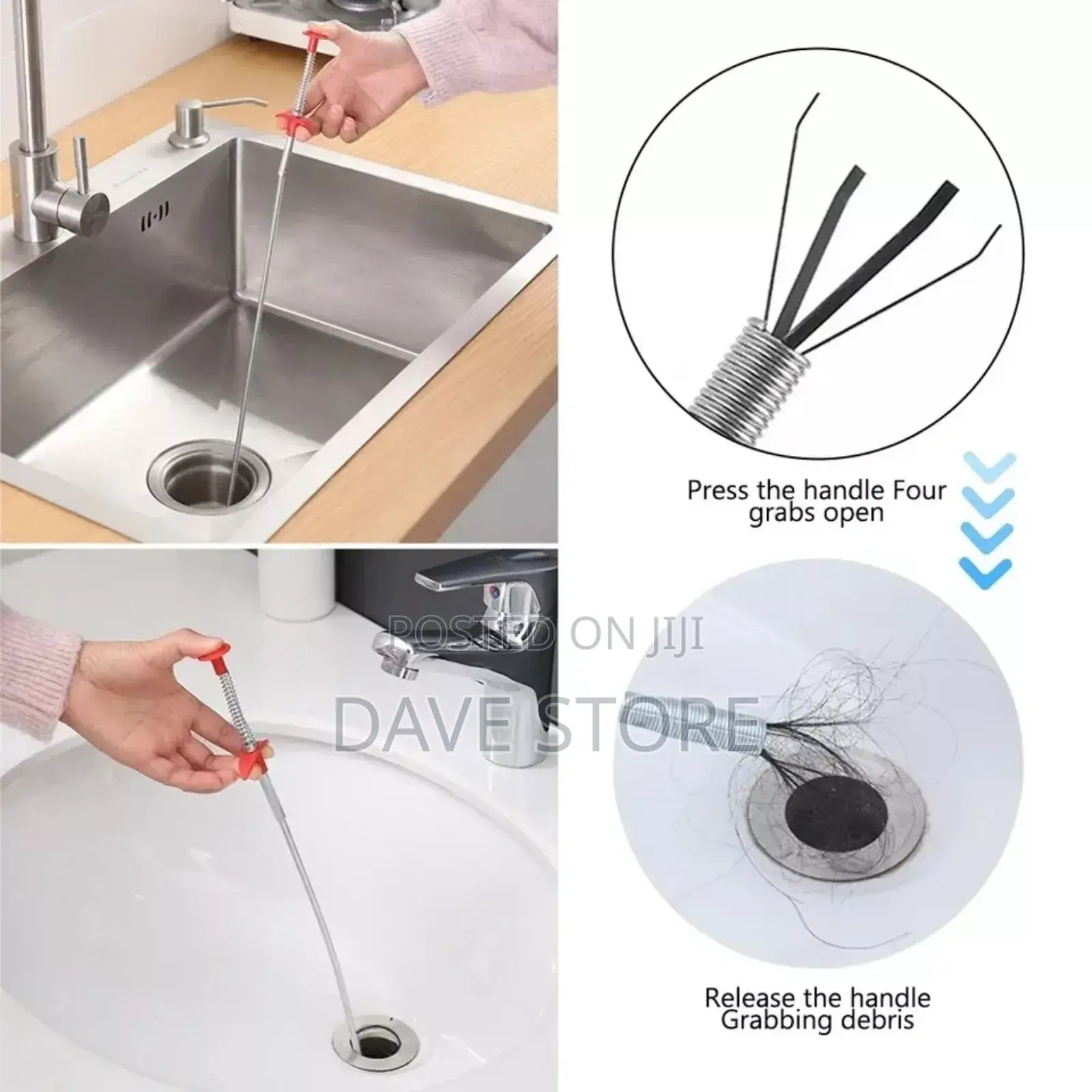 Long Sewer Cleaning Wire Spring