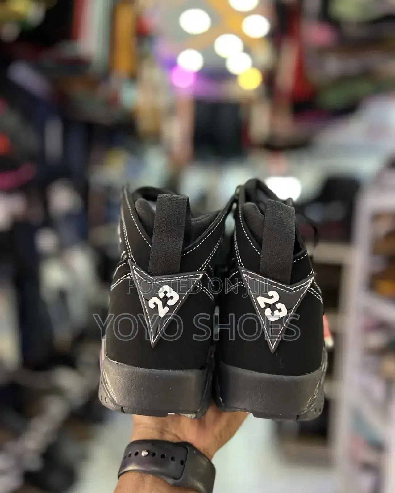 Jordan 7Retro Black Cat Fashion Shoes