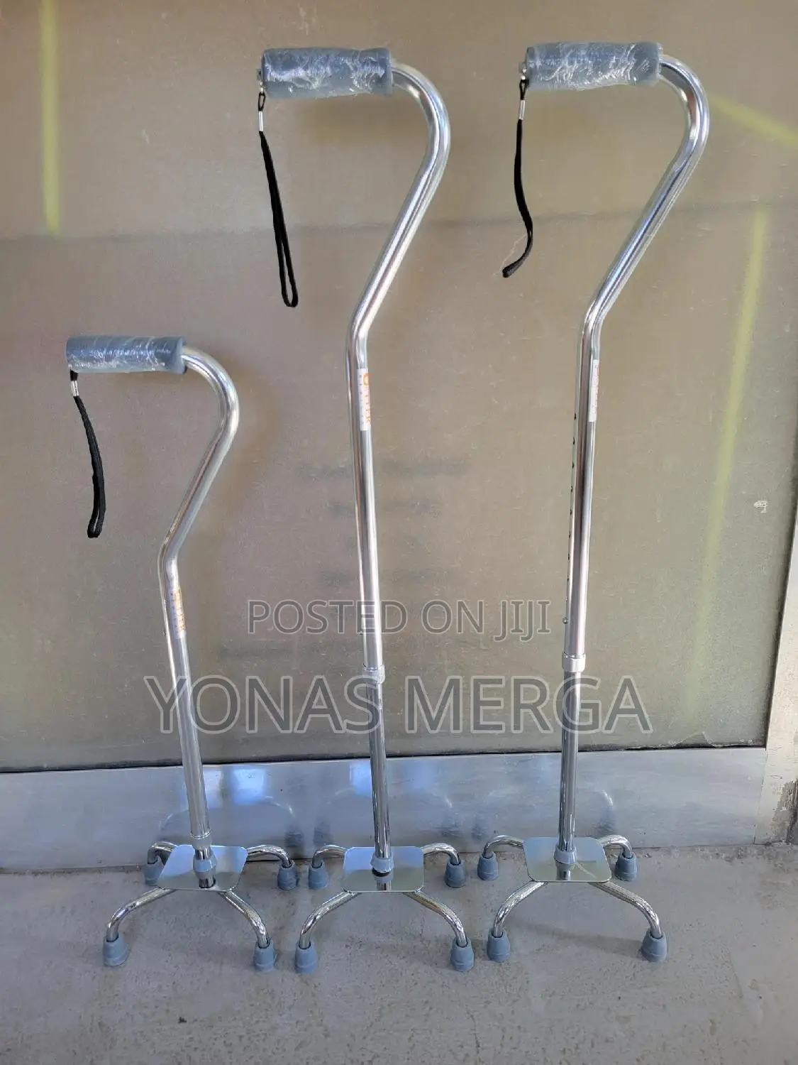 New Walking Stick፻監 Slip Rubber Tip Base Comfortable፮煚ከዘራ