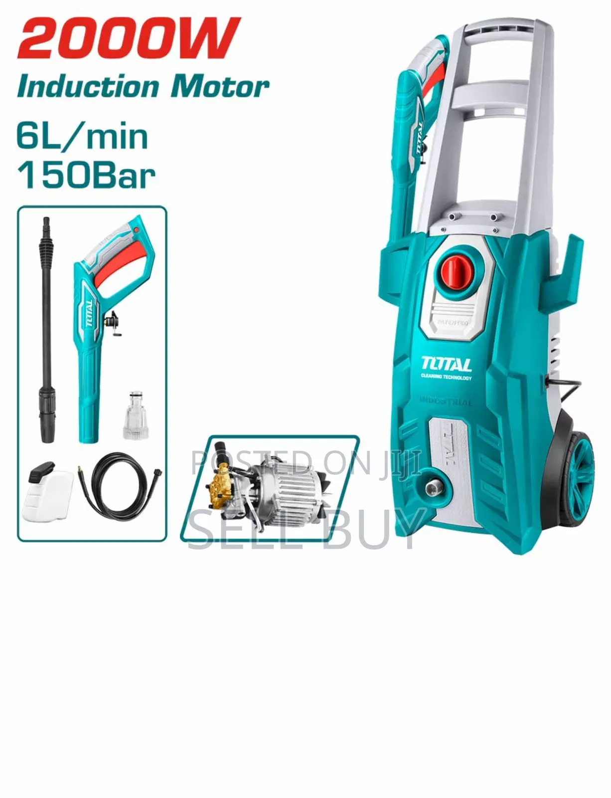 Total 2000w Pressure Washer