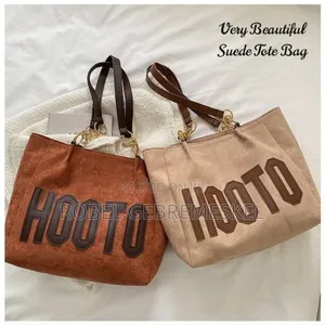 Double Side Suede Material Superb Quality Finishing Tote Bag
