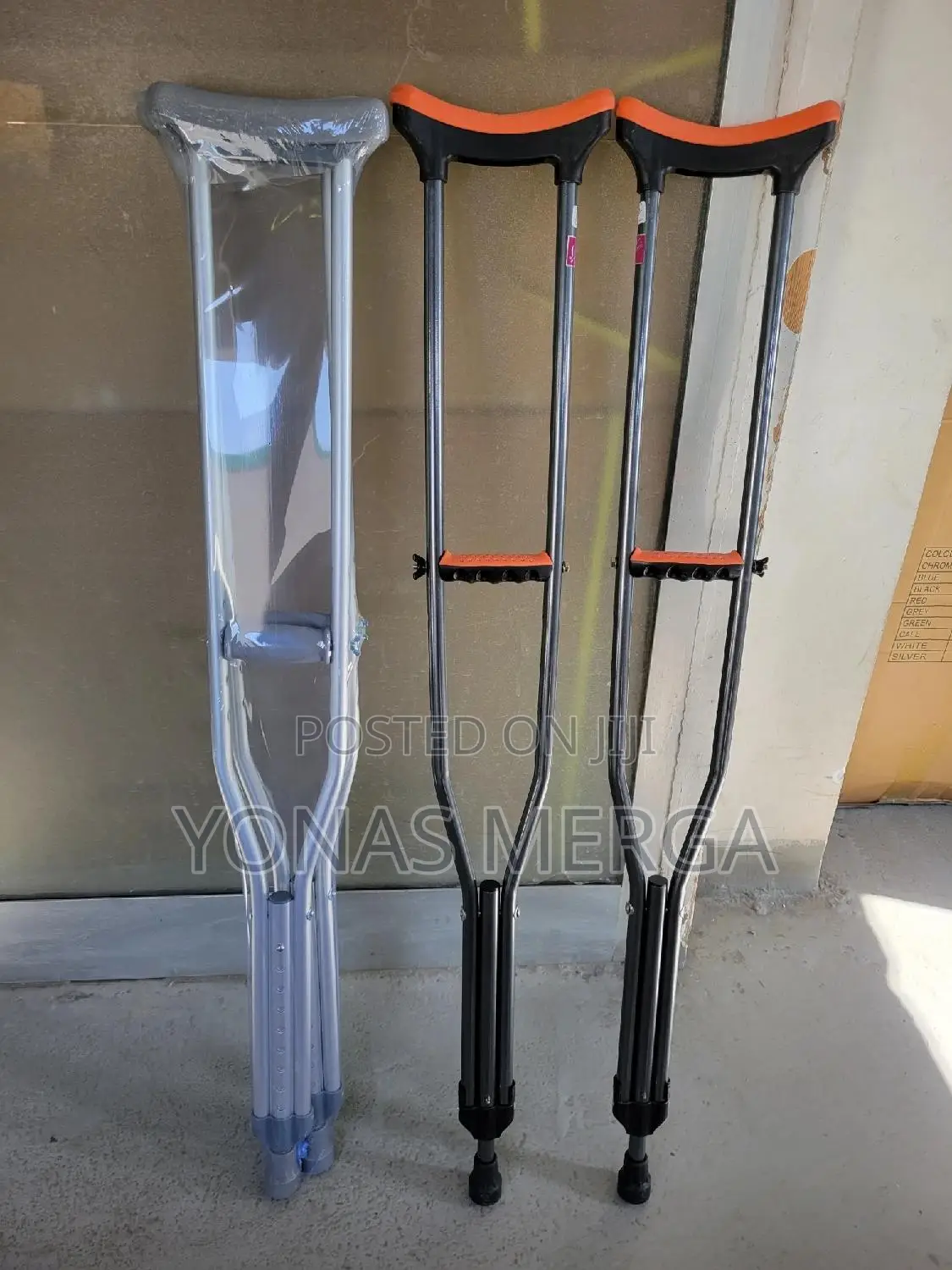 Shoulder Crutches፩內hand Grips Walking Aid With Leg Injury