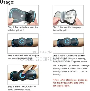 Ems Lymphatic Drainage Massage Pad Say Goodbye to Flaby Arms