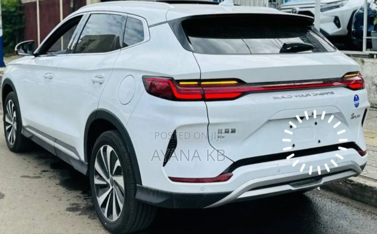 New BYD Song Plus 2024 White