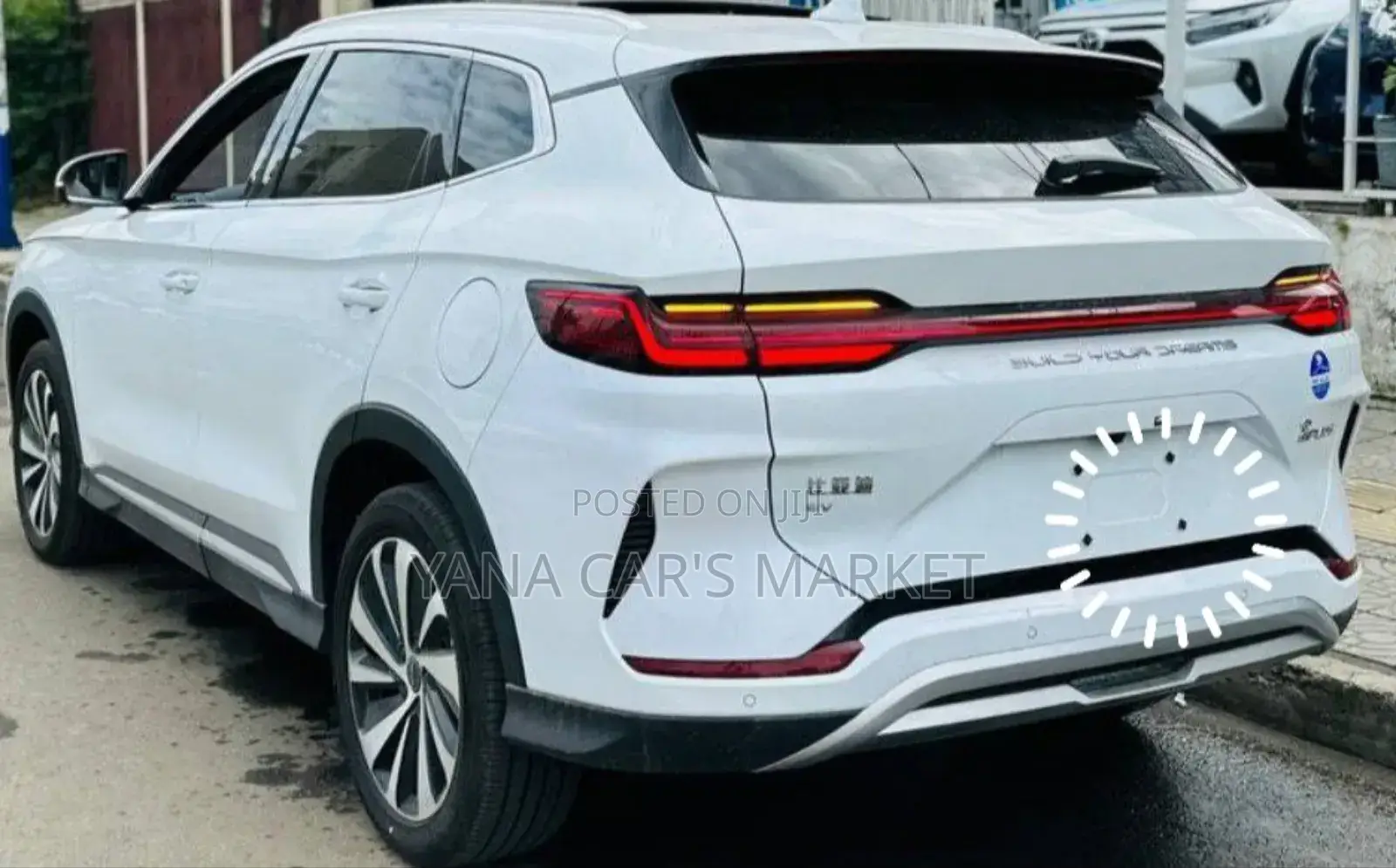 New BYD Song Plus 2024 White
