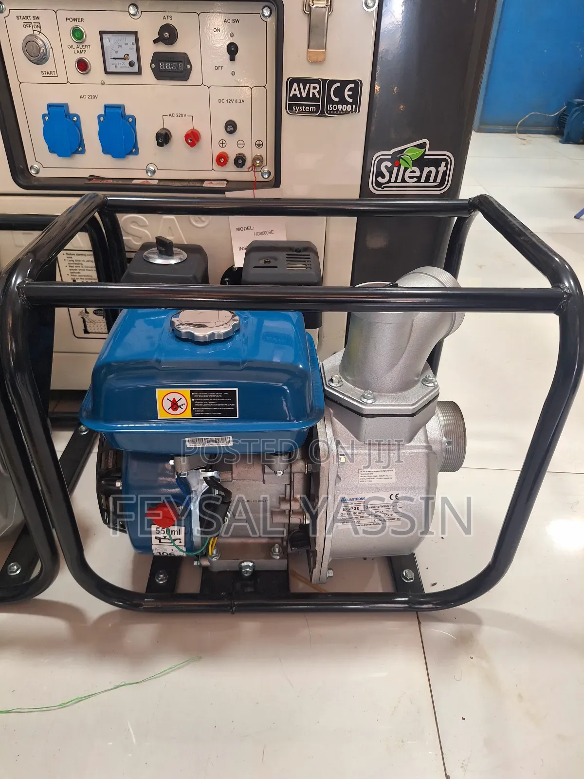 Aquastrong Water Pump Benzel 3'' and 2'' Italy Standard