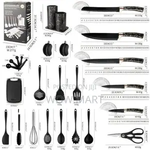 25pcs Silicone Kitchen Set Free Delivery
