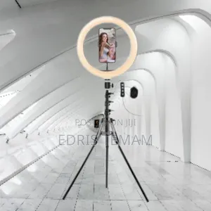 Photo - Bright 10" Ring Light for Video Calls
