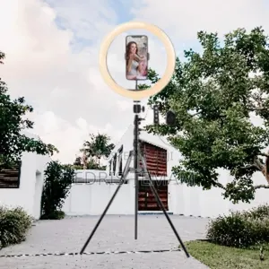 Photo - Portable 10 Inch Ring Light With Stand