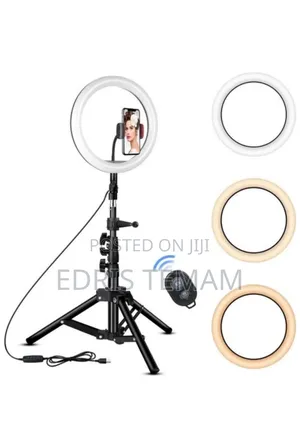 Compact 10" Ring Light With Tripod