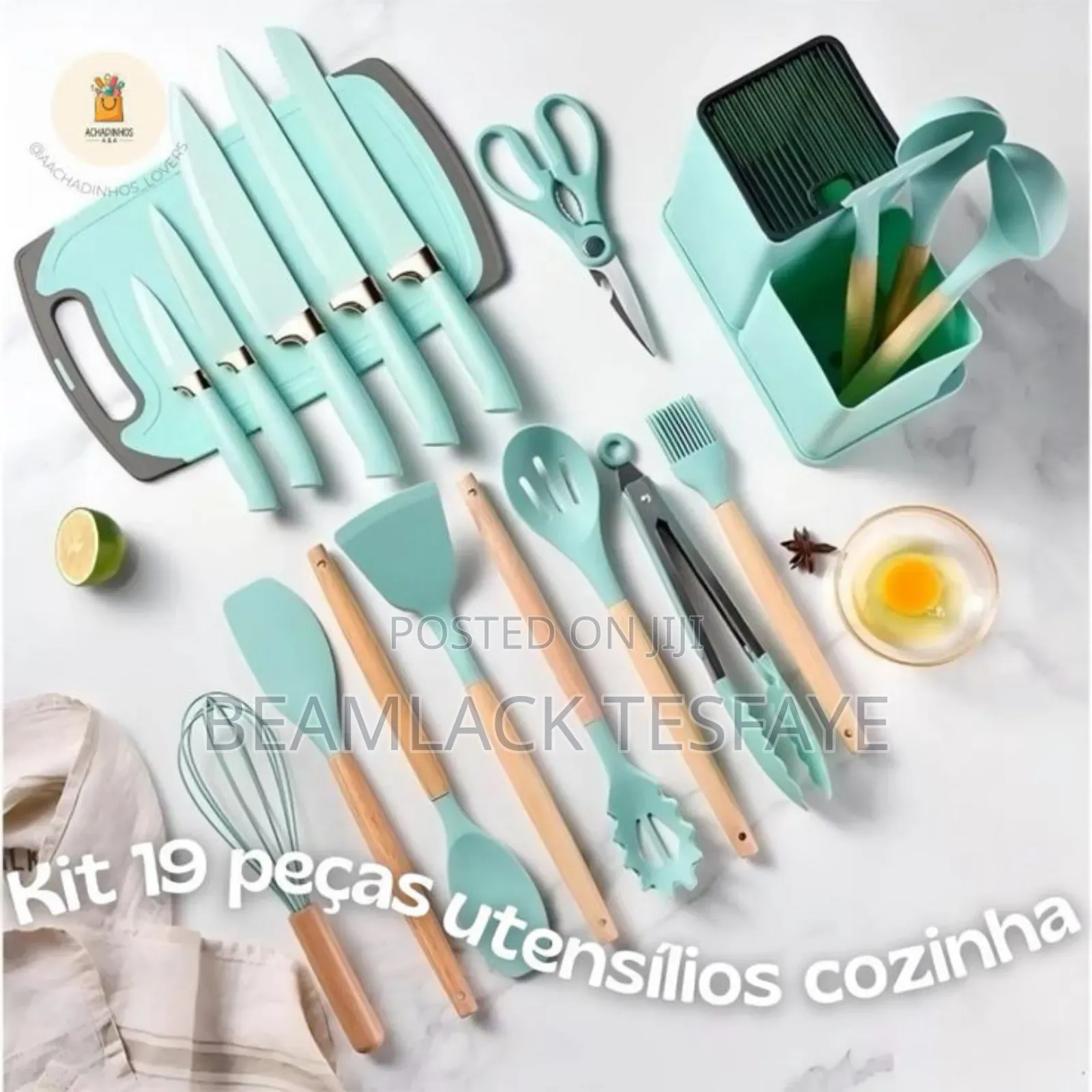 19pcs Silicone Kitchen Utensil Set