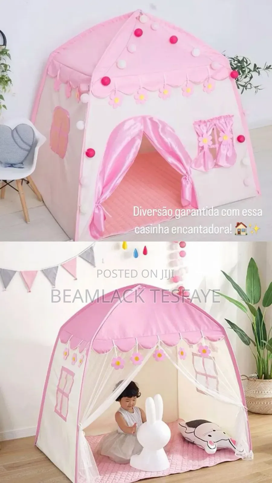 Multi Color Kids Play Tent