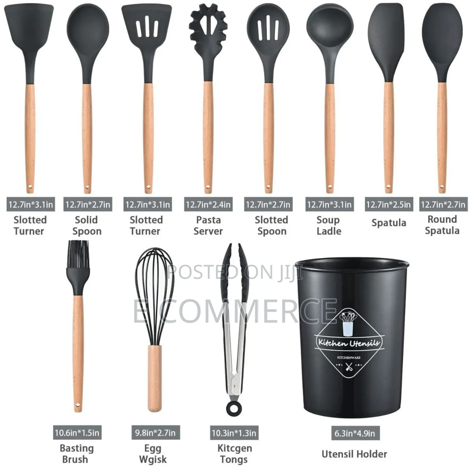 12pcs Silicon Kitchen Sets