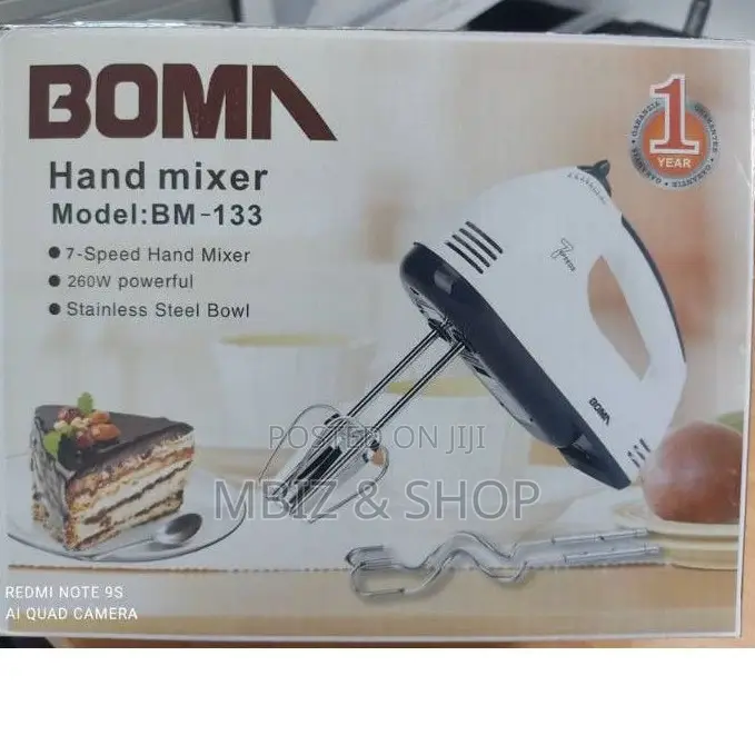 Boma Hand Mixer With Turbo Button