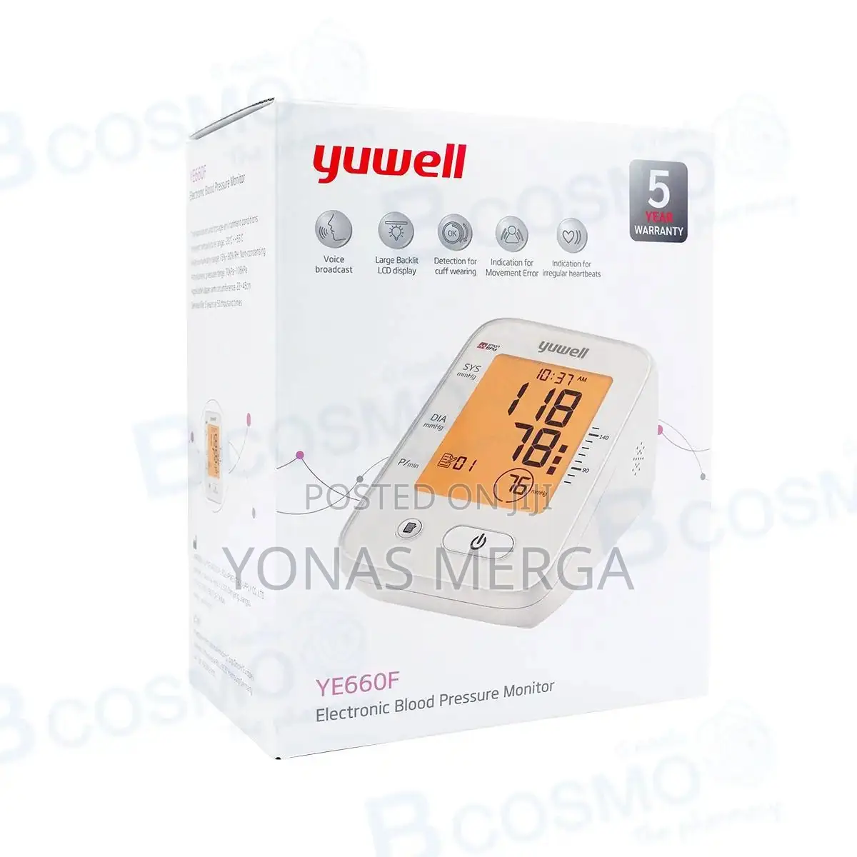 Ye660d Digital Blood Pressure Monitor፭for Personal፲无medium