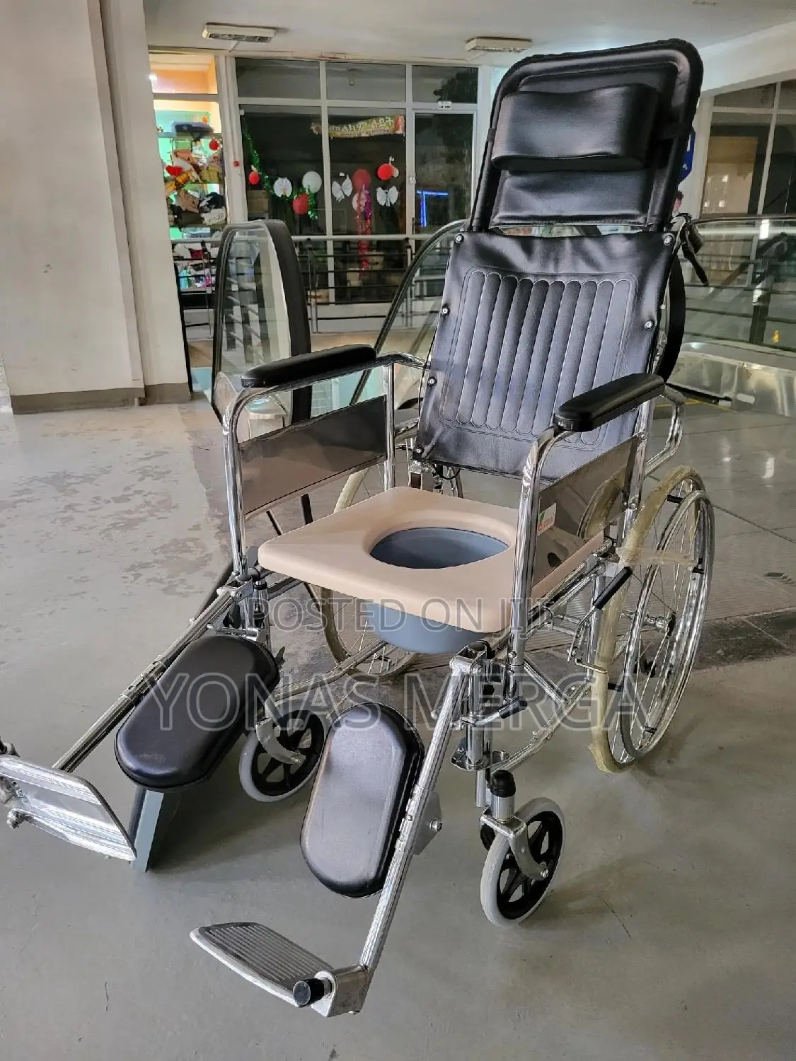 Toilet Wheelchair፷址wheelchair፮医foldable Standard Wheelchair