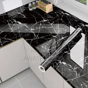 Photo - Marble Pattern Self Adhesive Wall Sticker