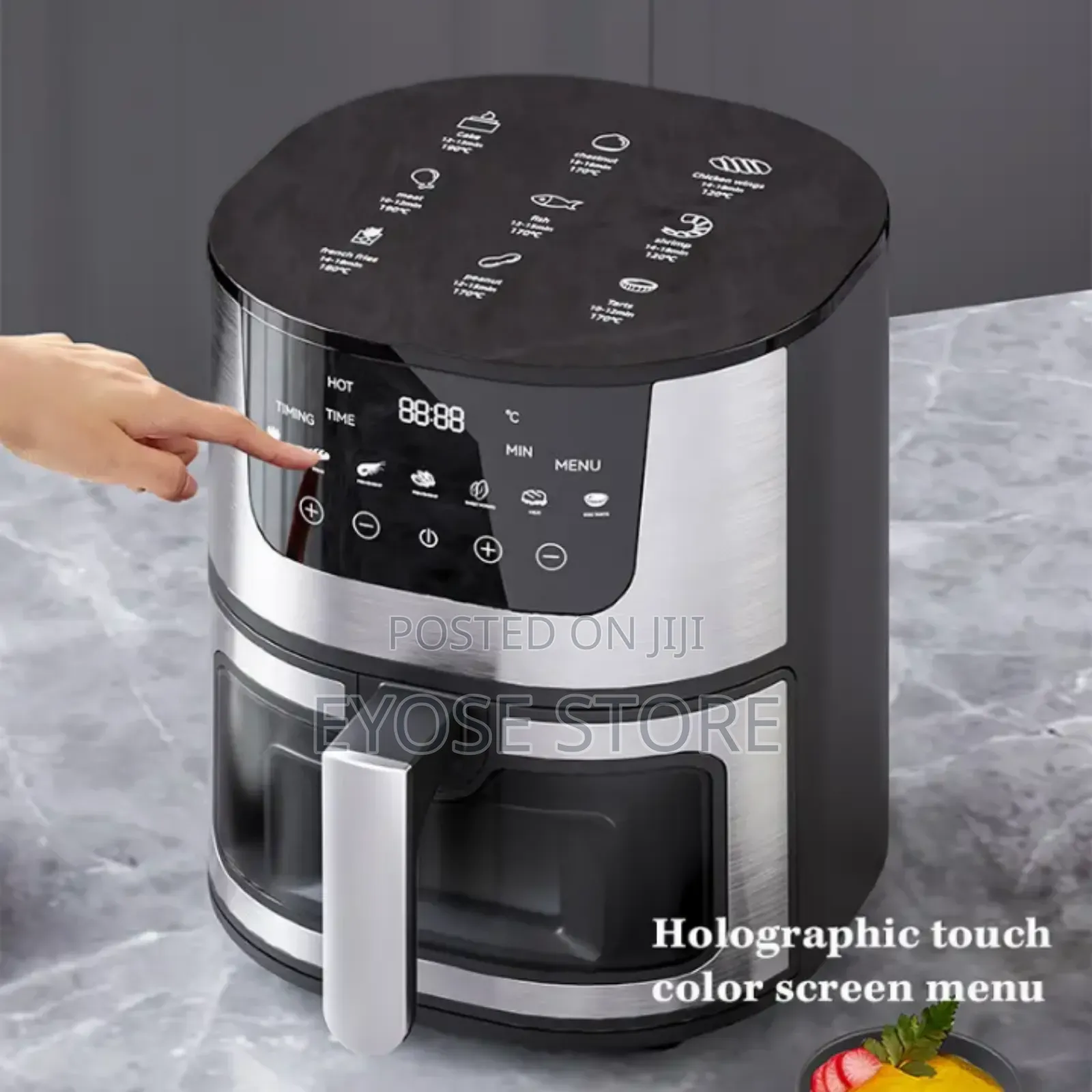 በአንድ ጊዜ 5.5 ሊትር ምግብ ያበስሉበታል 
 1400 W ሃይል የሚጠቀም ፈጣን