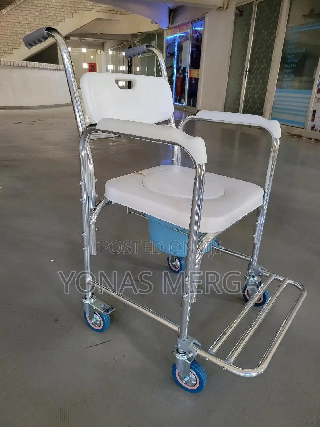 Multifunction Shower Chair፵込rolling Bedside Commode Chair