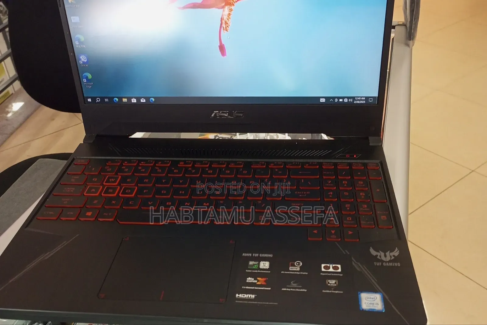 New Laptop Asus TUF Gaming F16 16GB Intel Core I5 SSD 256GB