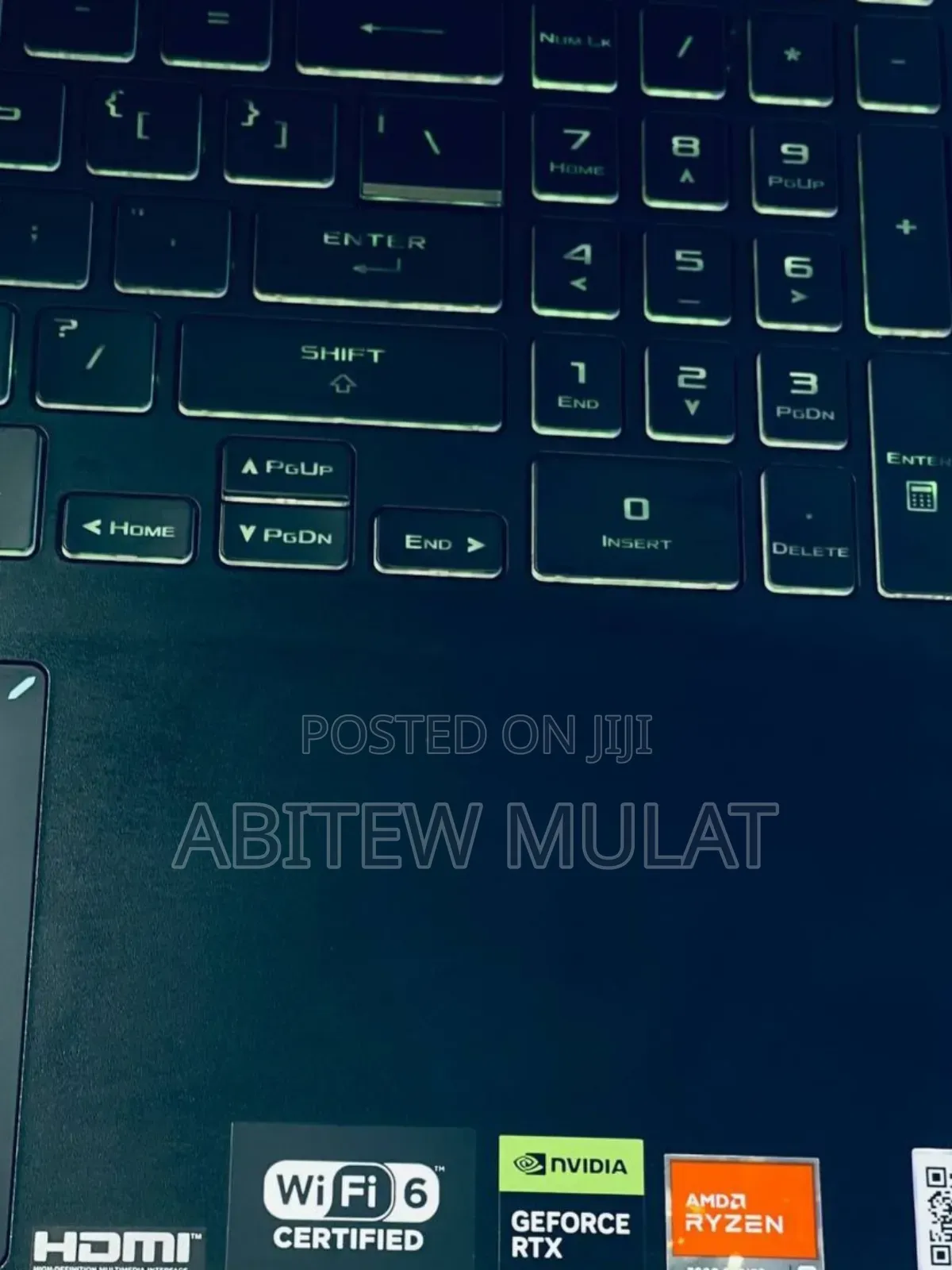 New Laptop Asus TUF Gaming A15 16GB AMD Ryzen 9 SSD 512GB