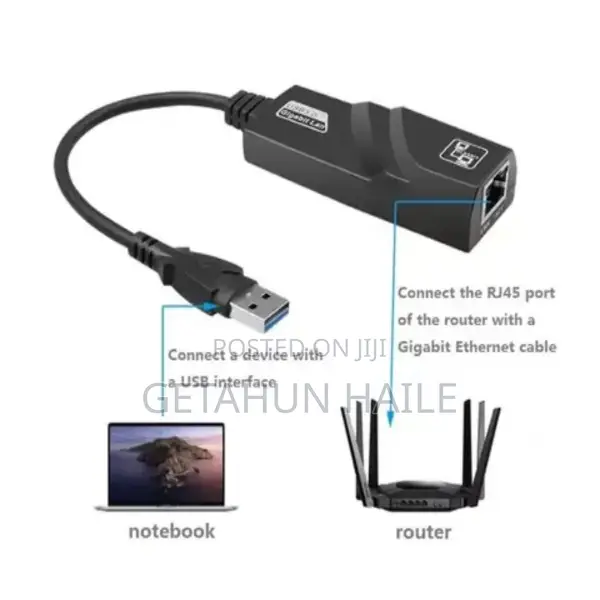 Usb to Ethernet Adapter (Usb to Rj45)