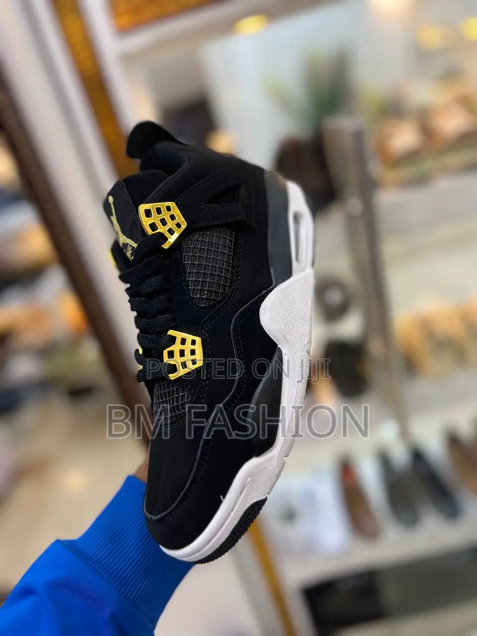 Jordan 4 Black X Golden
