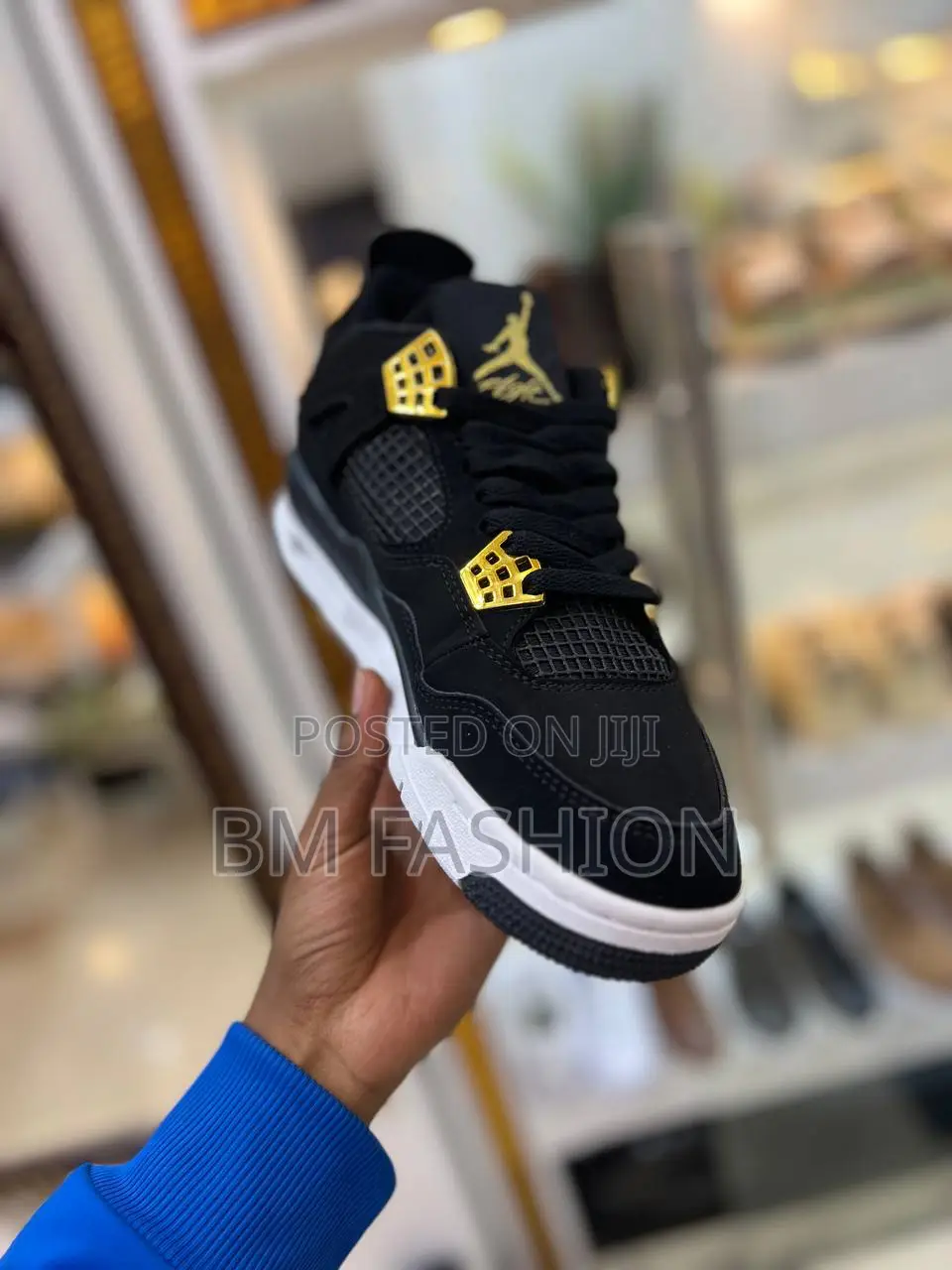 Jordan 4 Black X Golden