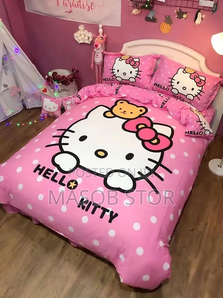 100% Cotton Kids Bedding Set Cover and Pillow Cases