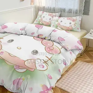 100% Cotton Kids Bedding Set Cover and Pillow Cases