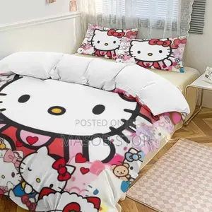 100% Cotton Kids Bedding Set Cover and Pillow Cases