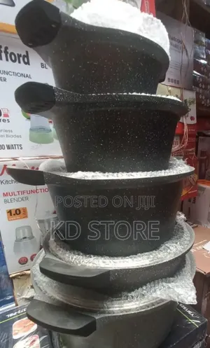 Momcoc Granite 10 PCS Cookware Set : ትልቁ ማምኮክ የግራናይት ድስቶች፤