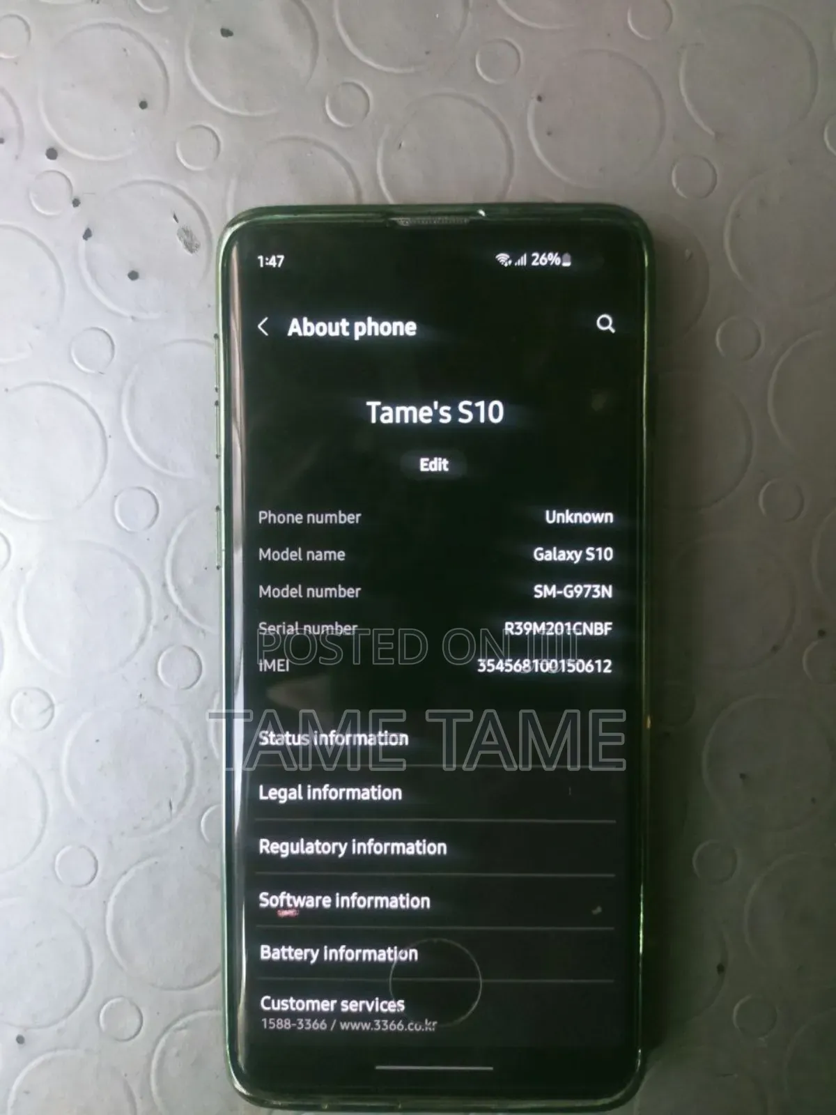 Samsung Galaxy S10 512 GB White