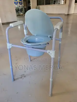 Photo - Drop-Arm Bedside Commode Chair1+1toilet Chair2#2popo Chair