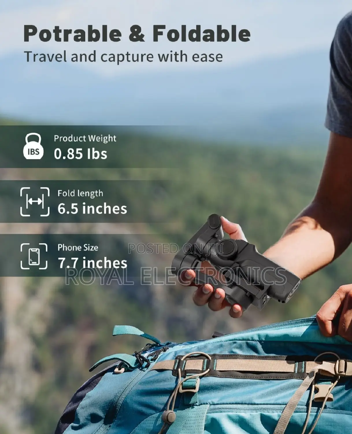 3-Axis Handheld Smartphone Stabilizer Gimbal