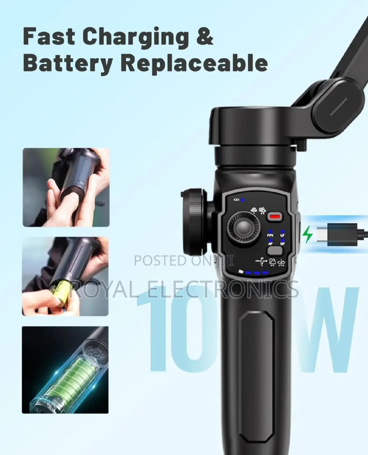 3-Axis Handheld Smartphone Stabilizer Gimbal