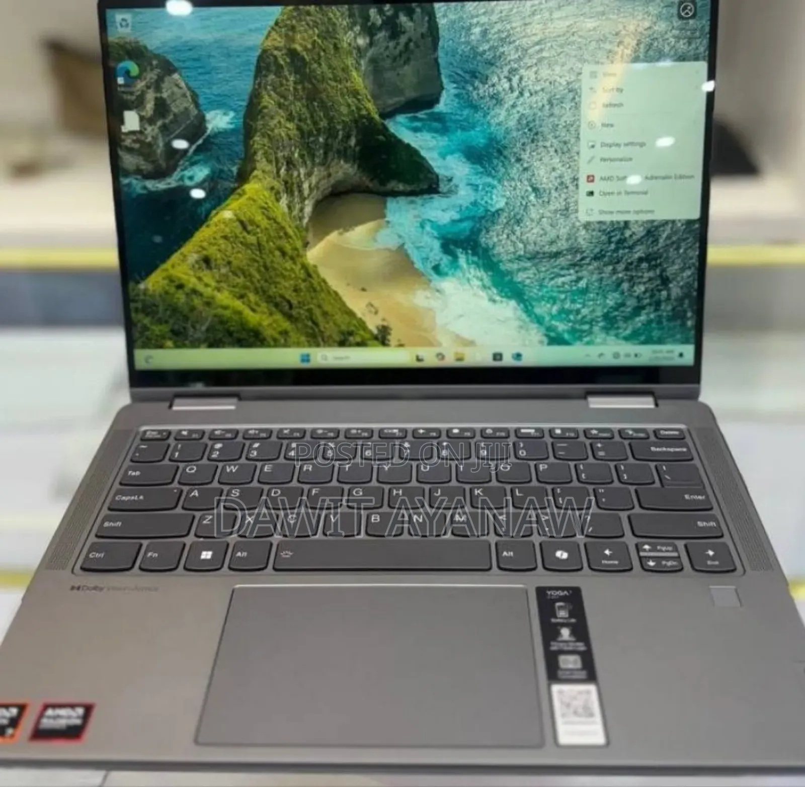 New Laptop Lenovo Yoga 7i 16GB AMD Ryzen 7 SSD 1T