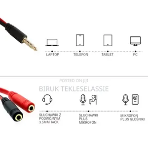 2 in 1 - 3.5 Mm Audio Splitter Cable