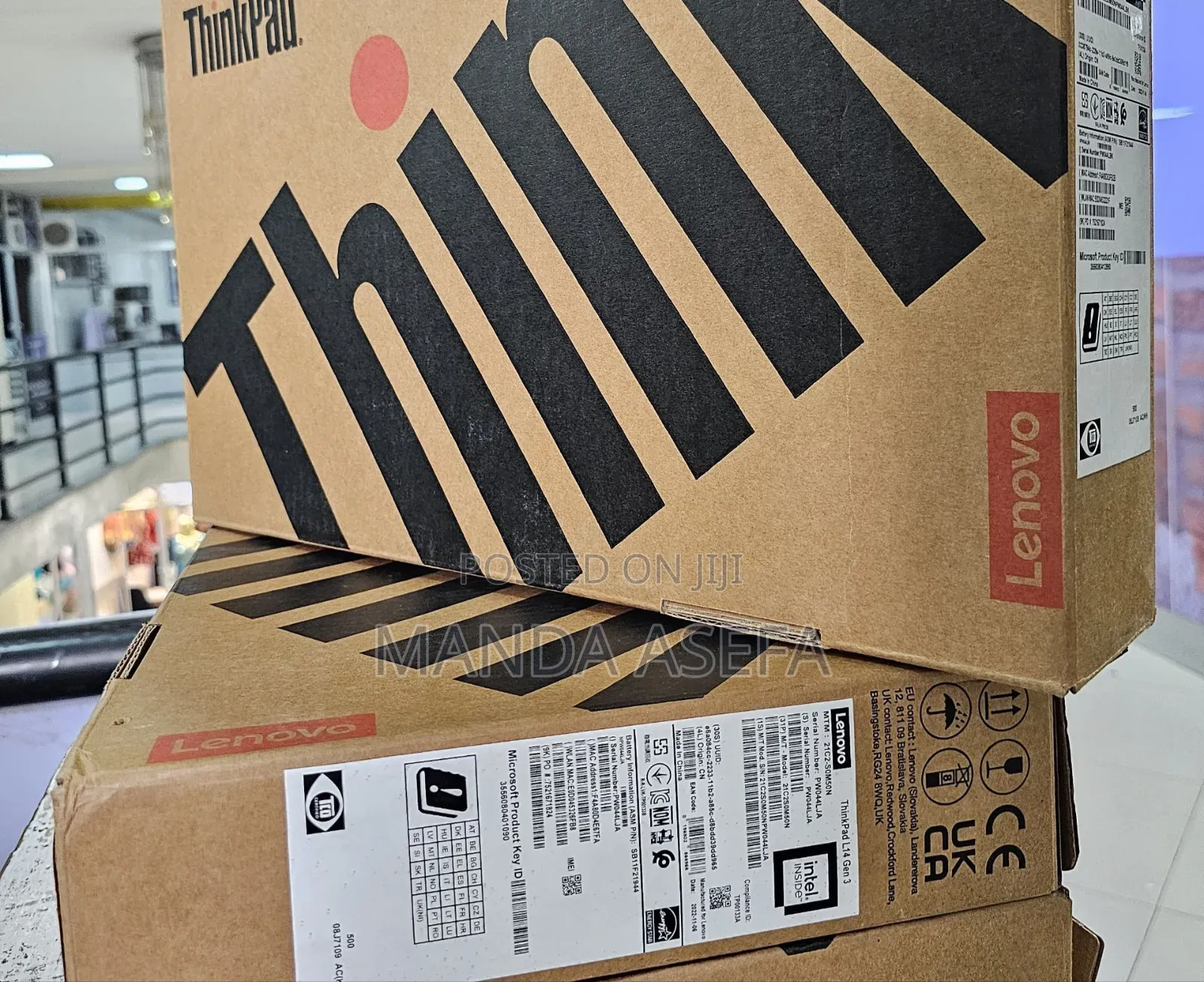 New Laptop Lenovo Thinkpad L14 16GB Intel Core I5 SSD 512GB