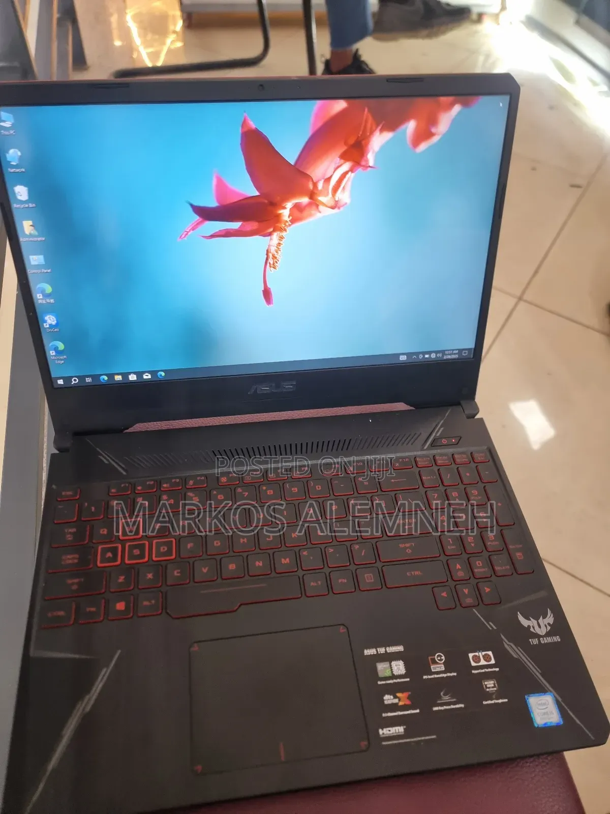 New Laptop Asus TUF Gaming A15 16GB Intel Core I5 SSD 512GB