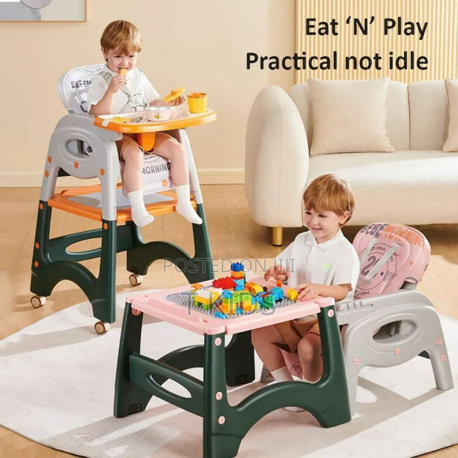 6 in 1 Baby High Chair and Studing Table