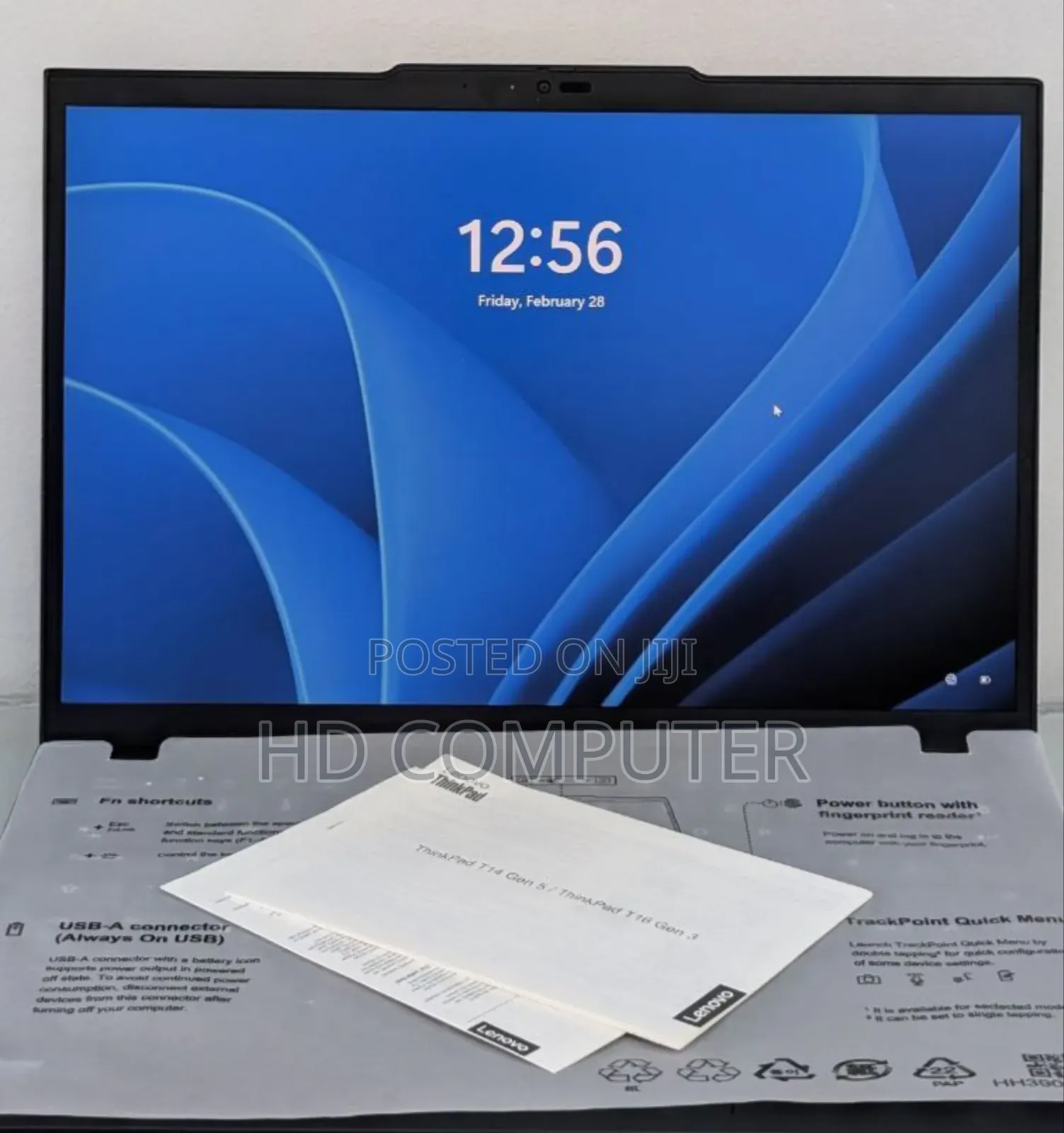 New Laptop Lenovo ThinkPad T14 16GB Intel Core Ultra 5 SSD 512GB