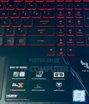 New Laptop Asus TUF Gaming A15 16GB Intel Core I5 HDD+SSD 1T