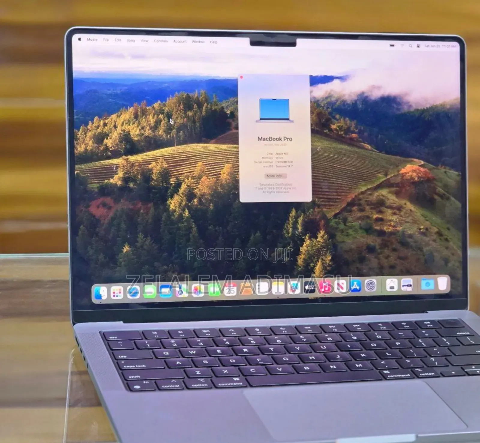 New Apple MacBook Pro 2023 M3 Pro 16-Inch 16GB Intel Core M3 SSD 512GB